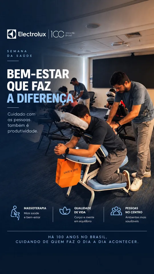 Capa do vídeo: Massagem na ação da Electrolux